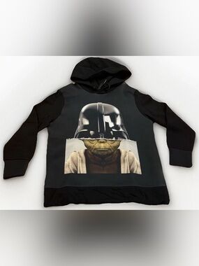 Neil Barrett Star Wars Darth Yoda Hoodie Rare Streetwear Sweatshirt Size Large
